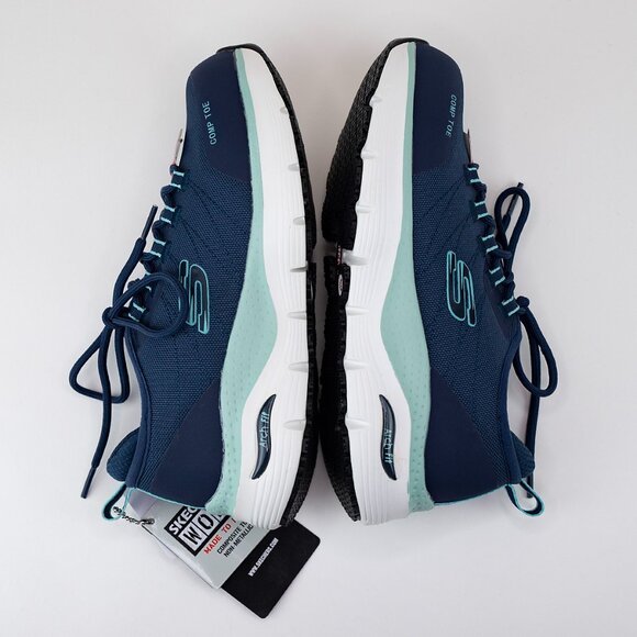 NWT Skechers Composite Safety Toe Slip Resistant Arch Fit Sneaker Size 6 - Picture 6 of 16